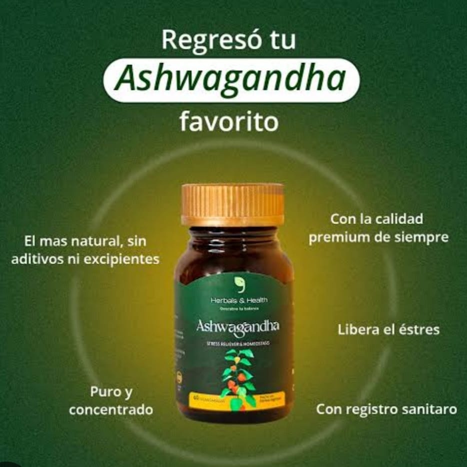Ashwagandha Natural: Equilibra tu Estrés y Energía de Forma Saludable